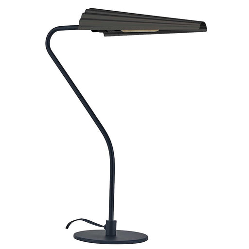 Dainolite Cassie 17in 1-Light Table Lamp | Transitional Matte Black Metal | Living Room & Bedroom Accent | 17 x 5 x 22 in | Model CSE-211T-MB