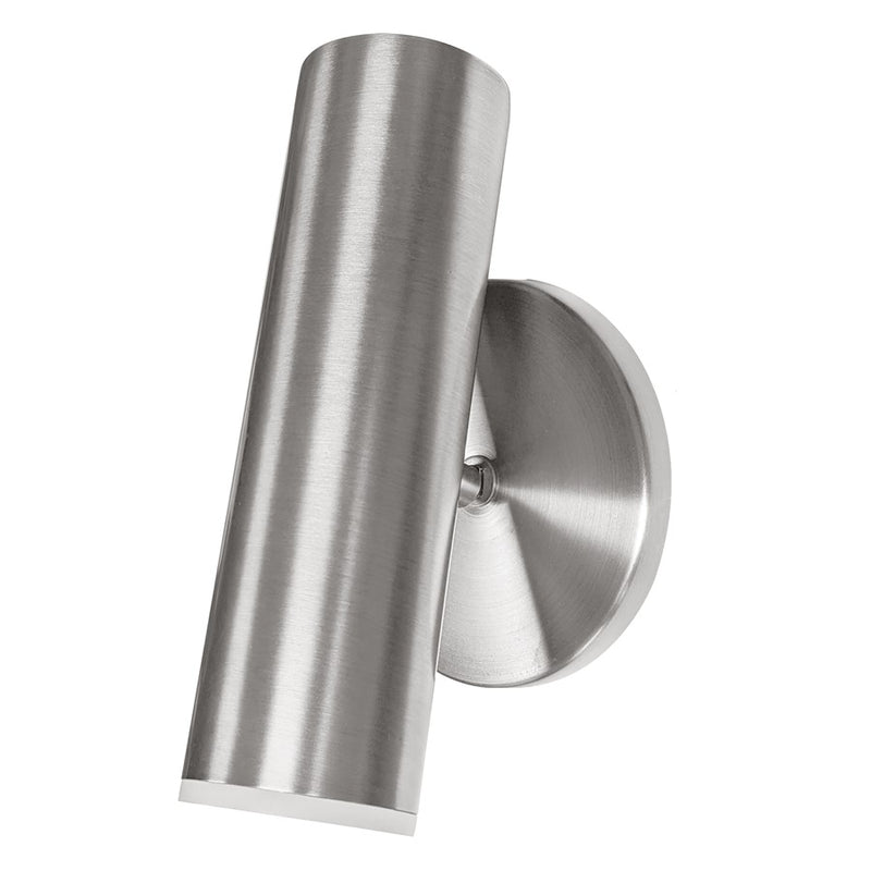 Dainolite Constance 8in 1-Light Wall Sconce | Modern Satin Chrome and Frosted Acrylic | Bedroom & Hallway Accent | Model CST-106LEDW-SC