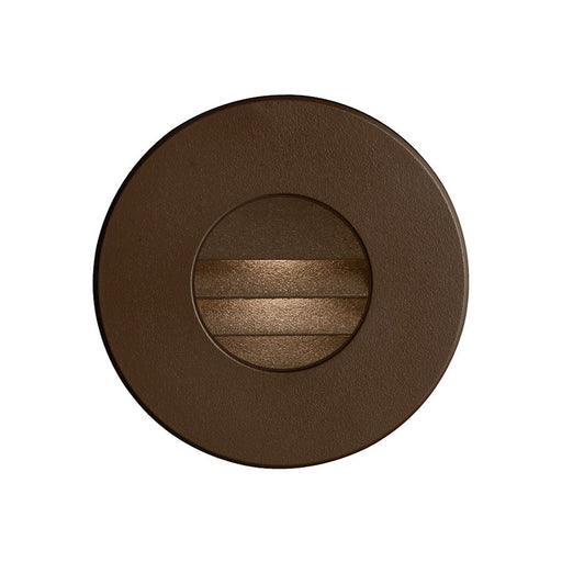 Dainolite DLEDW-330 3.3W LED Wall Light | Bronze Aluminum with Louver | Outdoor & Indoor Accent | 3.46 x 3.46 x 3.65 in | Model DLEDW-330-BZ