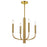 Dainolite Eleanor 4 Light Incandescent Chandelier