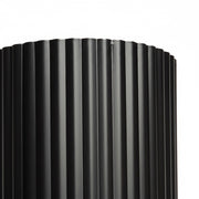 Dainolite Fabiana 5in 1-Light LED Cylinder Flush Mount | Transitional Matte Black Metal and White Acrylic | Hallway & Office | 5 x | Model FBN-515LEDFH-MB