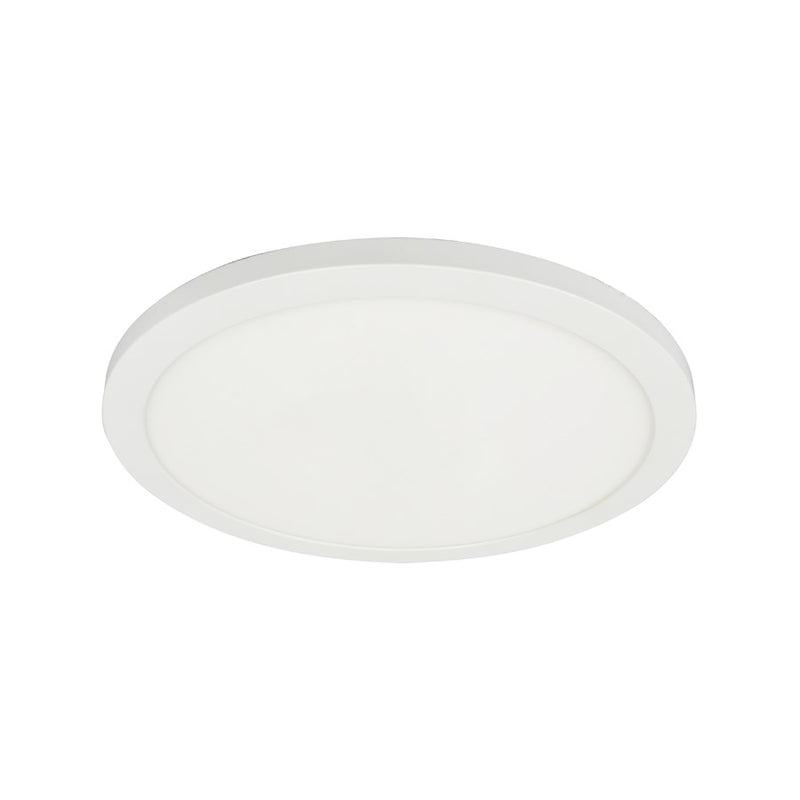 Dainolite Franchesa 1 Light 12" Flush Mount, White/White