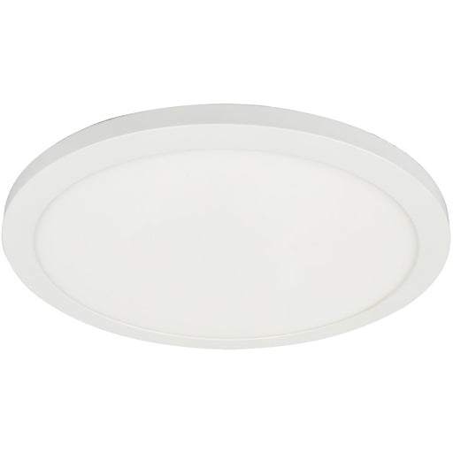 Dainolite Franchesa 1 Light 16" Flush Mount, White/White