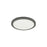 Dainolite Franchesa 1 Light 9" Flush Mount, Matte Black/White - FCA-920LEDFH-MB