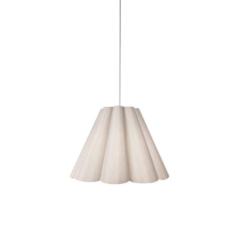 Dainolite Kendra 19in 1-Light Small Pendant | Transitional Polished Chrome and Latte Fabric Shade | Kitchen Island & Dining Room | 19 x | Model KEN-S-838