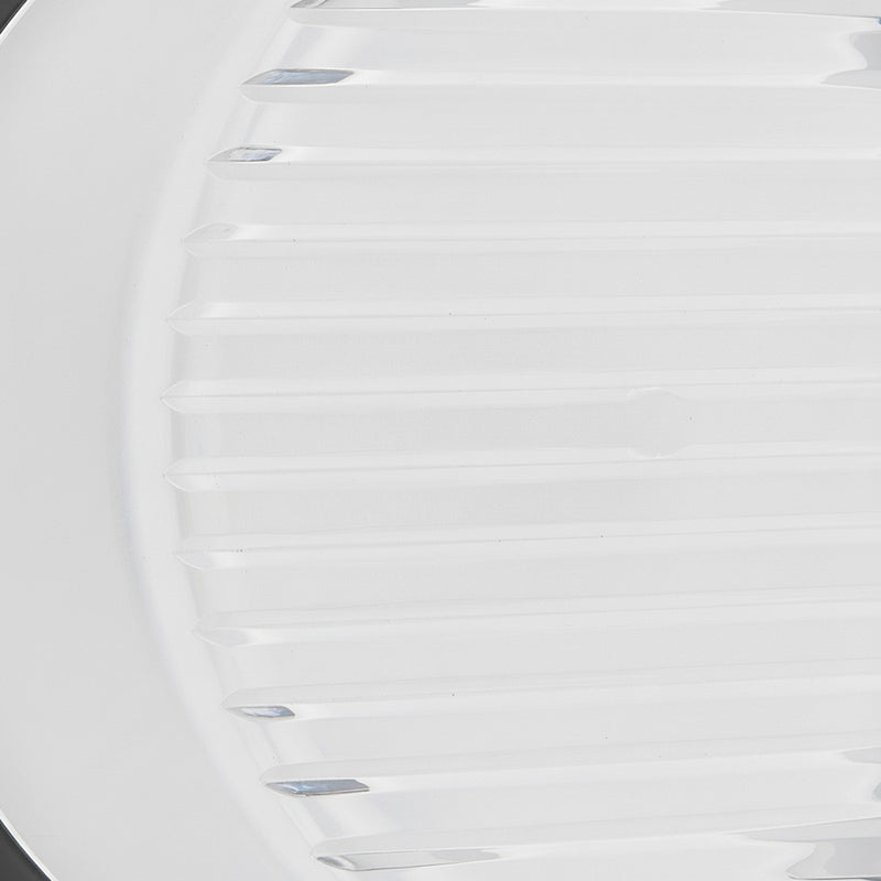 Dainolite Lucia 5.5in 1-Light LED Outdoor Wall Sconce | Modern Matte Black Metal and White Acrylic | Porch & Patio Exterior Wall | Model LUC-615LEDODW-MB