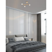 Dainolite Morgan 21in 3-Light Semi-Flush Mount | Transitional Aged Brass Metal | Hallway & Bedroom Ceiling Light | Model MOR-213SF-AGB