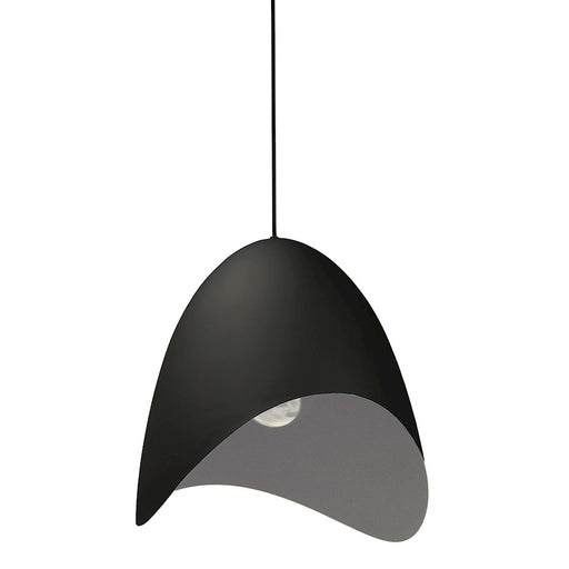 Dainolite Myra 8in 1-Light Pendant | Black Painted Metal | Kitchen Island & Dining Room | 8 x 8 x 8 in | Model MYR-81P-BK