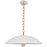 Dainolite Ofelia 1 Light 19.75" Pendant, White/Matte White - OFE-191P-MW-AGB