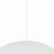 Dainolite Olivia 16in 1-Light Pendant | Contemporary Matte White Metal and Opal Glass | Kitchen Island & Bathroom | 15.75 x 15.75 x 4 | Model OLV-151P-MW