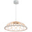 Dainolite Pakuna 1 Light Pendant, Matte White/White