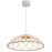 Dainolite Pakuna 1 Light Pendant, Matte White/White