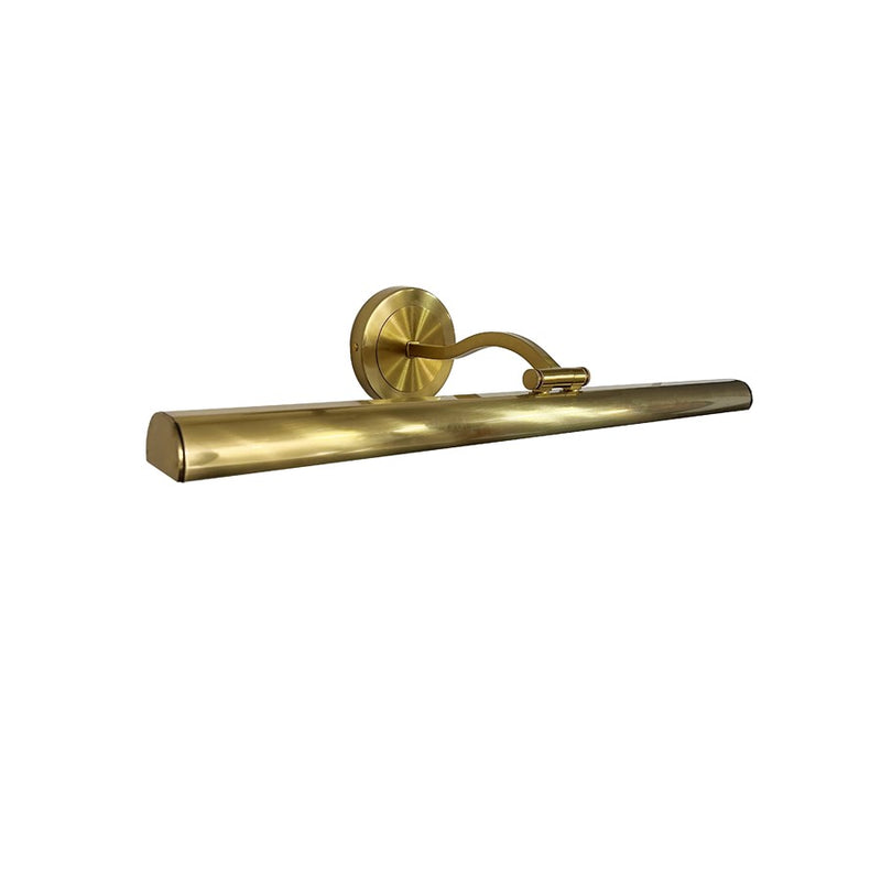 Dainolite Reina 24in 1-Light Picture Light | Contemporary Aged Brass and Frosted Glass | Gallery Wall & Entryway | Model PIC333-24LED-AGB