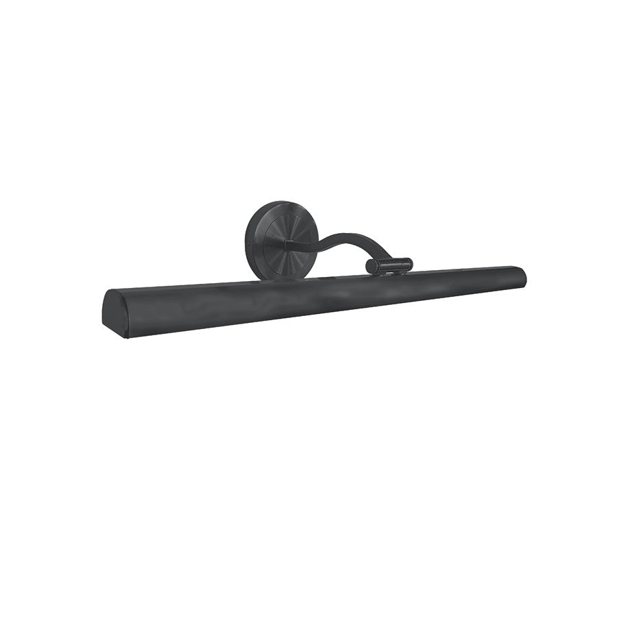 Dainolite Reina 1 Light 24" Picture Light, Matte Black/Frosted