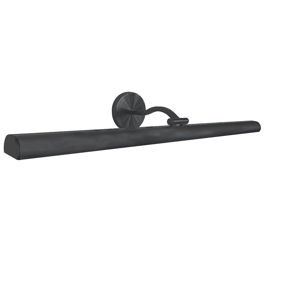Dainolite Reina 1 Light 32" Picture Light, Matte Black/Frosted