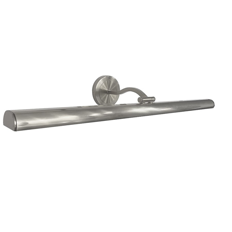 Dainolite Reina 32in 1-Light Picture Light | Contemporary Satin Chrome and Frosted Glass | Living Room & Hallway | Model PIC333-32LED-SC