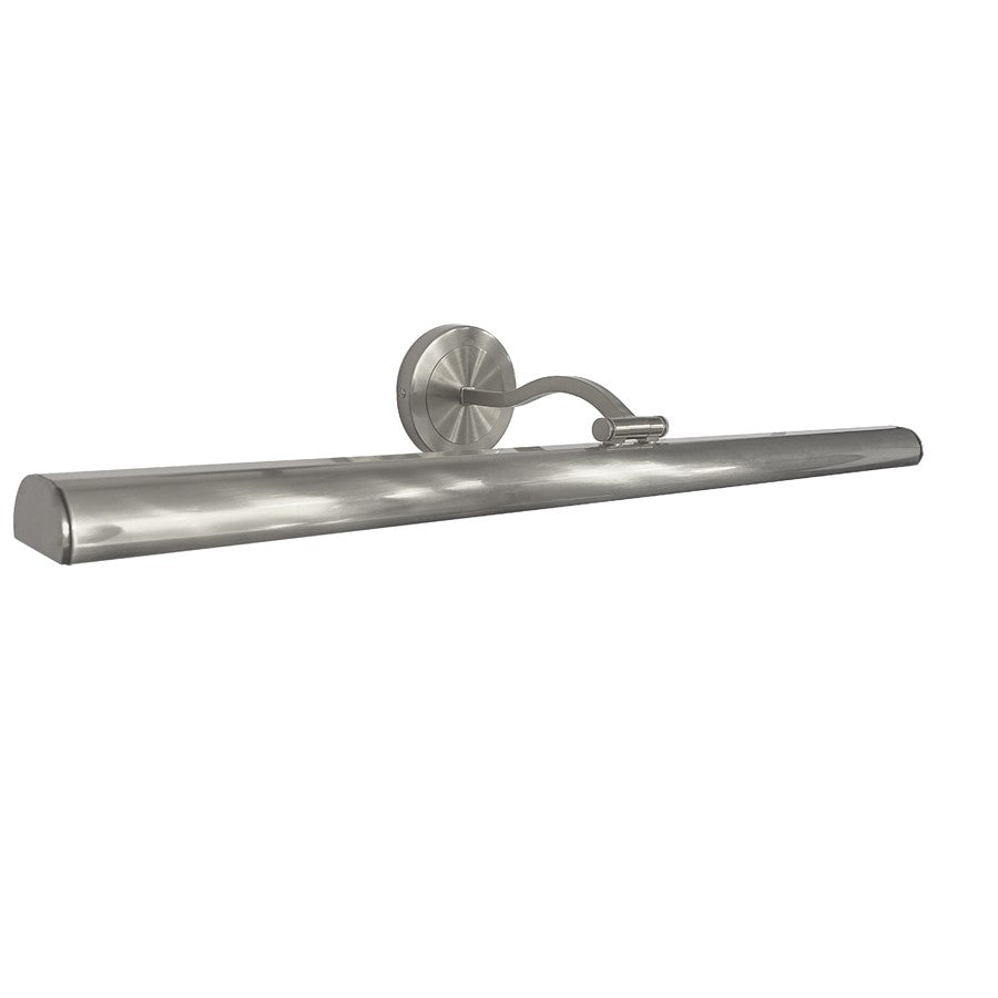 Dainolite Reina 1 Light 32" Picture Light, Chrome/Frosted