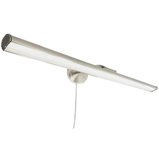 Dainolite Reina 1 Light 32" Picture Light, Chrome/Frosted