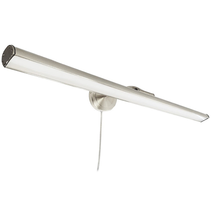 Dainolite Reina 1 Light 32" Picture Light, Chrome/Frosted