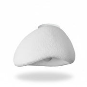 Dainolite Pilar 16in 1-Light Flush Mount | Contemporary Matte White Foam and Metal | Living Room & Bedroom Ceiling Light | 15.75 x | Model PLR-151FH-MW