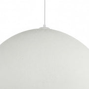 Dainolite Pilar 32in 1-Light Pendant | Contemporary Matte White Foam | Kitchen Island & Dining Room | 31.5 x 31.5 x 15.75 in | Model PLR-311P-MW