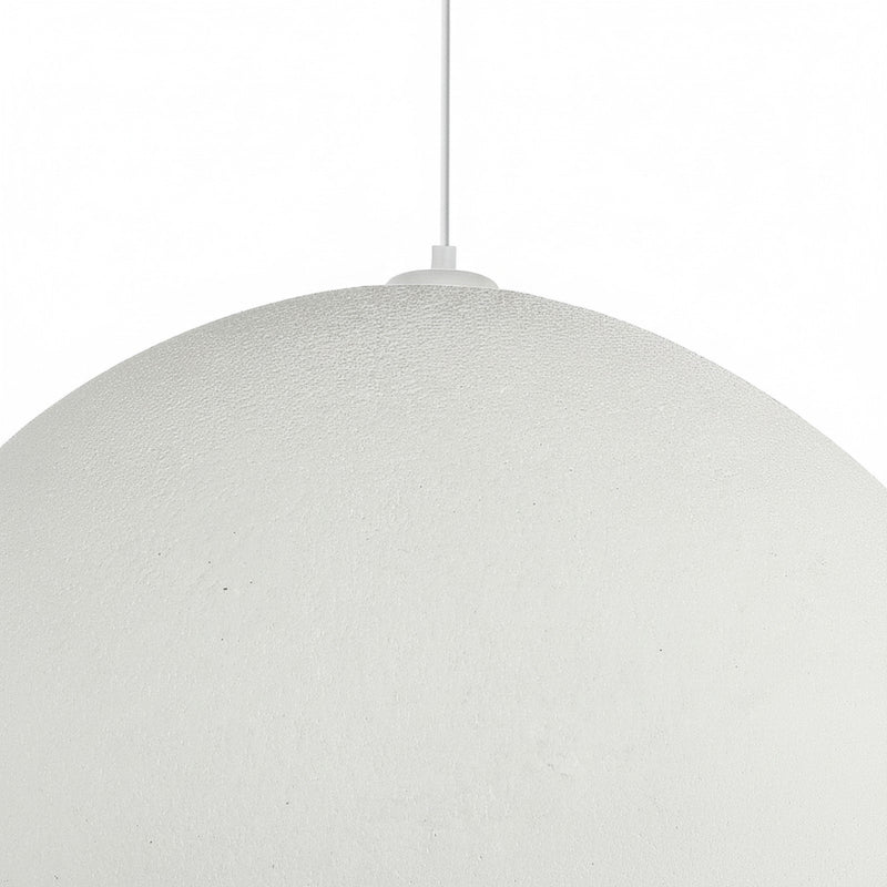 Dainolite Pilar 32in 1-Light Pendant | Contemporary Matte White Foam | Kitchen Island & Dining Room | 31.5 x 31.5 x 15.75 in | Model PLR-311P-MW