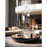 Dainolite Peri 5 Light Multi Pendant, Aged Brass/Clear