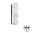 Dainolite Pascal 2 Light 16" Wall Sconce, Matte Black/Alabaster