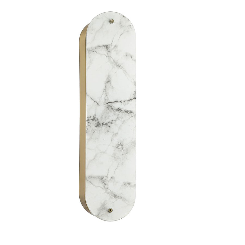 Dainolite Pascal 20in 2-Light Wall Sconce | Contemporary Aged Brass and Alabaster Faux Alabaster | Hallway & Bedroom | Model PSC-202W-AGB