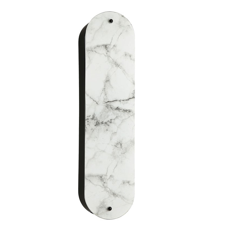 Dainolite Pascal 20in 2-Light Wall Sconce | Contemporary Matte Black and Alabaster Faux Alabaster | Hallway & Bedroom | Model PSC-202W-MB
