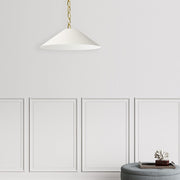 Dainolite Presley 20in 1-Light Pendant | Transitional Aged Brass and Cream Fabric HardBack | Kitchen Island & Dining Room | 20 x 20 | Model PSY-S-AGB-720