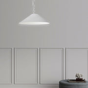 Dainolite Presley 20in 1-Light Pendant | Transitional White Fabric and Matte White Metal | Kitchen Island & Dining Room | 20 x 20 x 7 | Model PSY-S-MW-790
