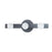 Dainolite Raleigh 3 Light Bath/Vanity, Matte Black/White