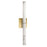 Dainolite Reuben 1 Light Wall Sconce, Aged Brass/White