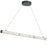Dainolite Reuben 1 Light LED Linear Pendant, Black/White - RBN-4030HP-MB-ALB