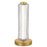 Dainolite Ramona 1 Light Table Lamp, Aged Brass/Clear - RMA-1510LEDT-AGB