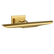 Dainolite Roselyn 22in 2-Light Picture Light | Contemporary Aged Brass Metal | Living Room & Office Art Lighting | 9 x 22 x 4.75 in | Model RSN-222PIC-AGB