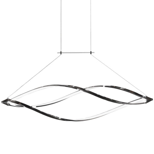 Dainolite Selent 43in 1-Light Horizontal Pendant | Polished Chrome Stainless Steel | Kitchen Island & Dining Room | 11 x 43 x 11 in | Model SEL-43HP-PC