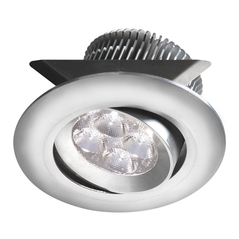 Dainolite SMP-LED-8-AL 2in 8W LED Adjustable Mini Pot Light | Anodized Aluminum | Cabinet & Under Cabinet | 2 x 3 x 2 in | Model SMP-LED-8-AL
