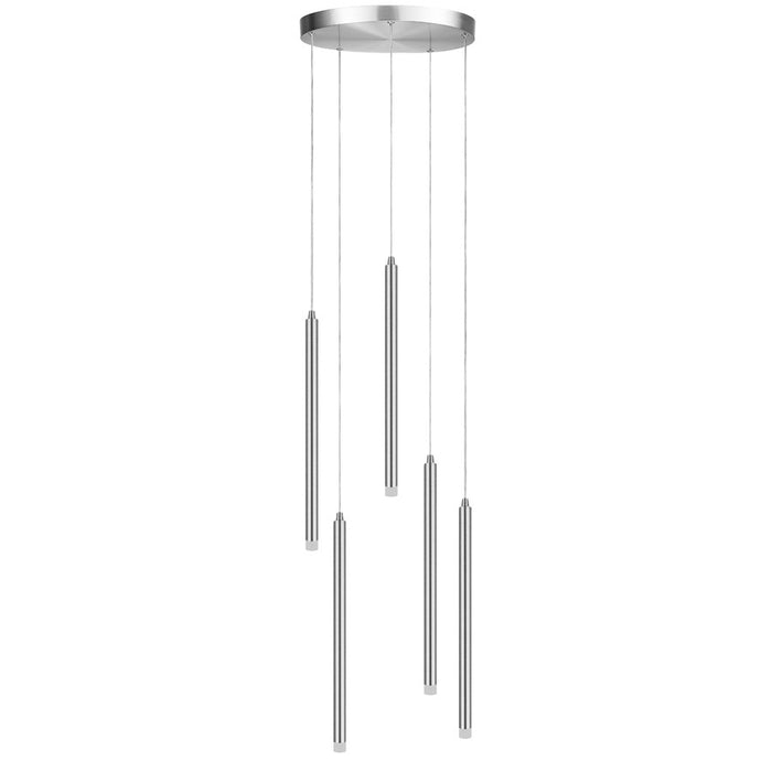 Dainolite Sanya 5 Light LED Multi Pendant, Polished Chrome