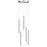 Dainolite Sanya 5 Light LED Multi Pendant, Polished Chrome