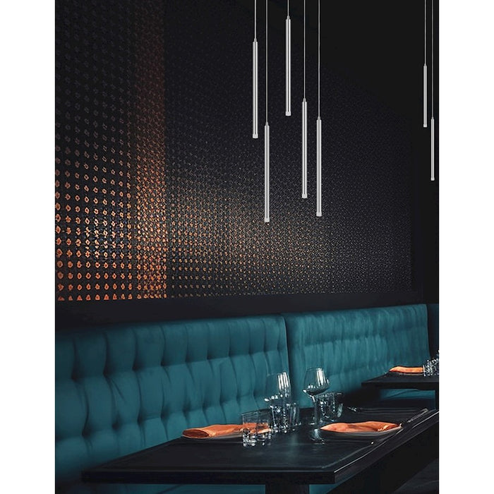 Dainolite Sanya 5 Light LED Multi Pendant, Polished Chrome