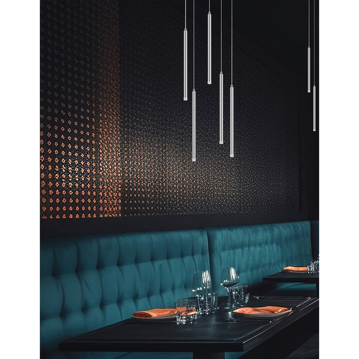 Dainolite Sanya 5 Light LED Multi Pendant, Polished Chrome