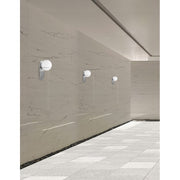 Dainolite Sofia 12in 1-Light Wall Sconce | Modern Polished Chrome and White Glass | Bedroom & Hallway Accent | 7 x 6 x 12 in | Model SOF-121W-PC