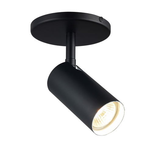 Dainolite Stanly 5in 1-Light Spotlight | Contemporary Matte Black Metal | Outdoor Accent & Landscape | 5 x 5 x 7 in | Model STY-71SPT-MB