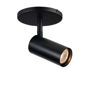 Dainolite Stanly 5in 1-Light Spotlight | Contemporary Matte Black Metal | Outdoor Accent & Landscape | 5 x 5 x 7 in | Model STY-71SPT-MB