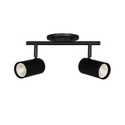 Dainolite Taylor 15in 2-Light Track Light | Contemporary Matte Black Metal | Kitchen & Dining Room | 15 x 7 x 5 in | Model TAY-122SF-MB