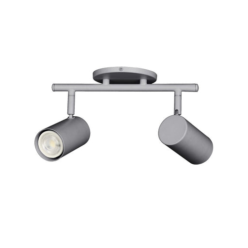 Dainolite Taylor 15in 2-Light Track Light | Contemporary Satin Chrome Metal | Kitchen & Dining Room | 15 x 7 x 5.5 in | Model TAY-122SF-SC