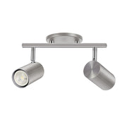 Dainolite Taylor 15in 2-Light Track Light | Contemporary Satin Chrome Metal | Kitchen & Dining Room | 15 x 7 x 5.5 in | Model TAY-122SF-SC