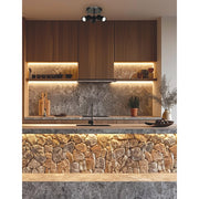 Dainolite Taylor 13in 3-Light Track Light | Contemporary Matte Black Metal | Kitchen & Office | 13 x 13 x 5.5 in | Model TAY-123SF-MB